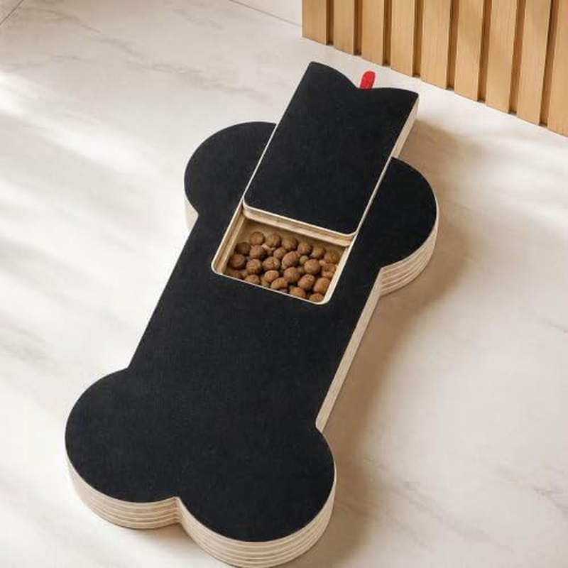 Dog Scratch Board with Treat Box