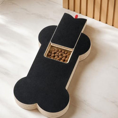 Dog Scratch Board with Treat Box