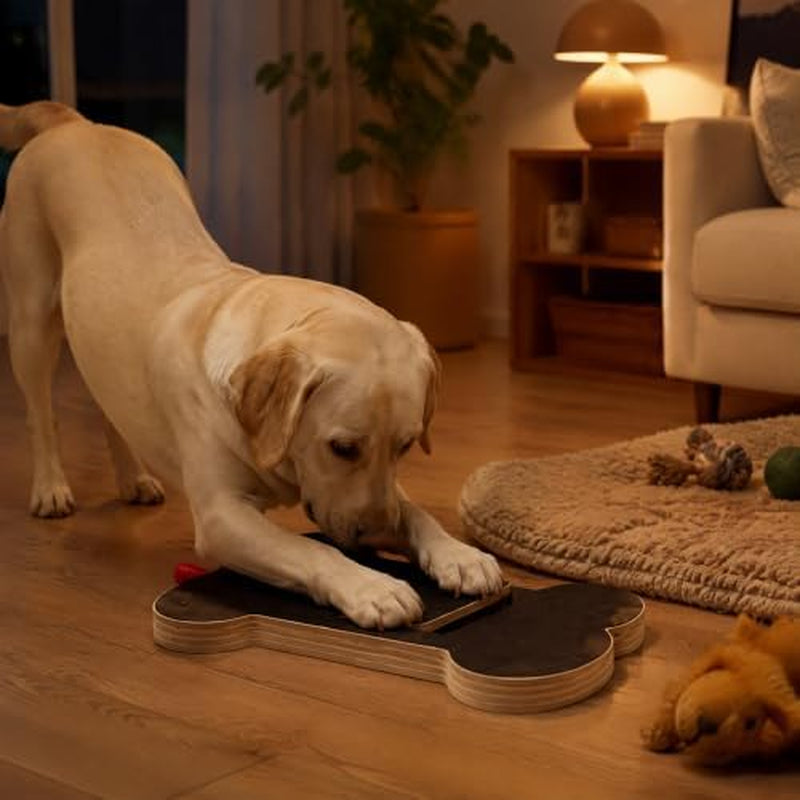 Dog Scratch Board with Treat Box