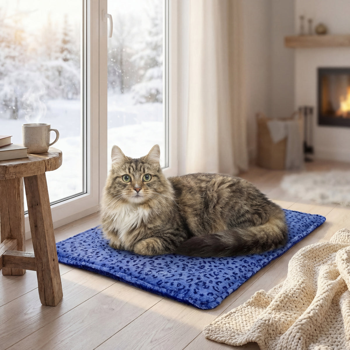 Self-Warming pet bed Comfort Without Wires