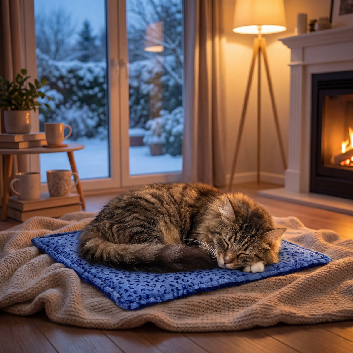 Self-Warming pet bed Comfort Without Wires