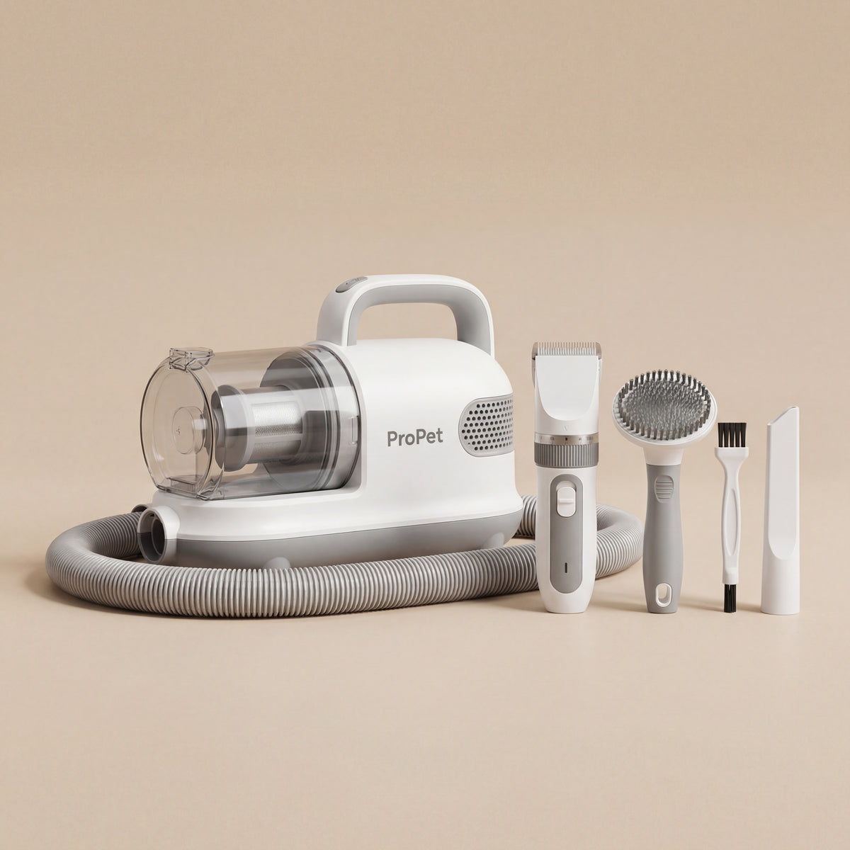 ProPet 5-in-1 Dog Grooming Vacuum Kit – Low Noise, 11000Pa Power, 2.5L Dust Cup