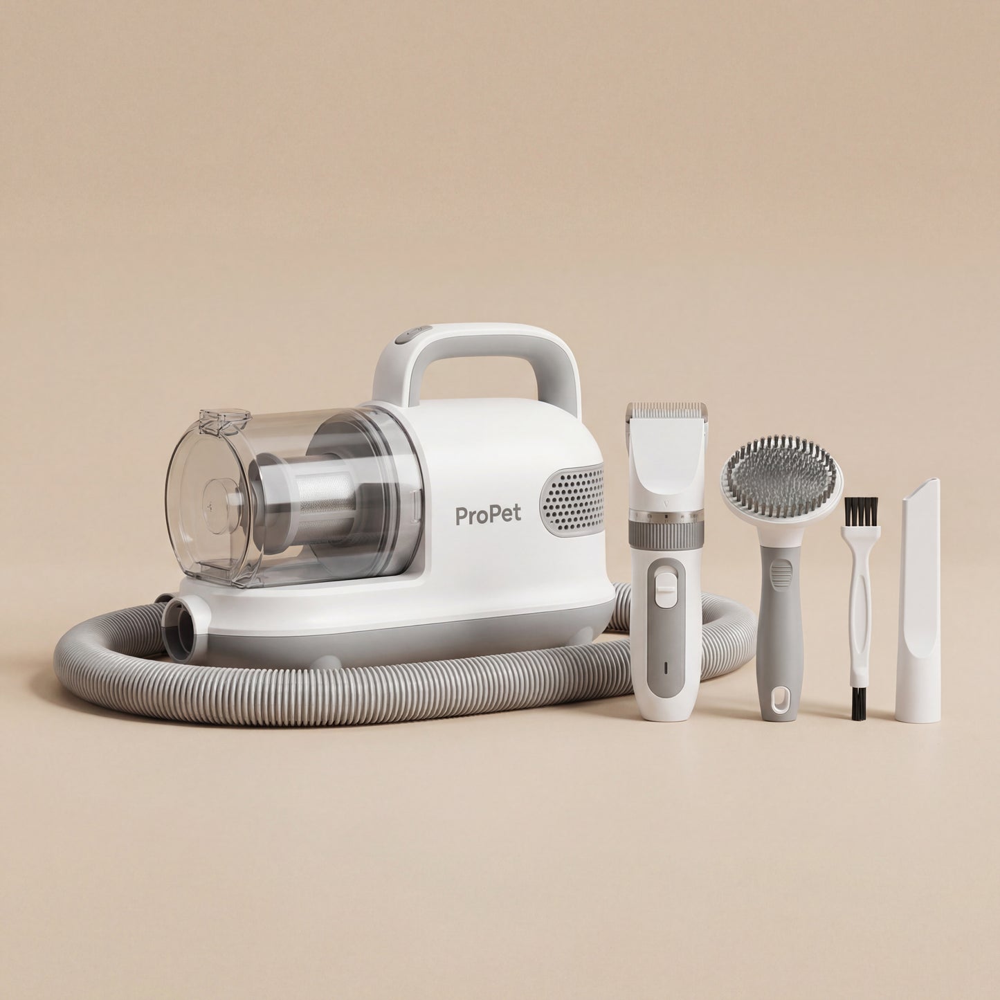 ProPet 5-in-1 Dog Grooming Vacuum Kit – Low Noise, 11000Pa Power, 2.5L Dust Cup