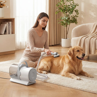 ProPet 5-in-1 Dog Grooming Vacuum Kit – Low Noise, 11000Pa Power, 2.5L Dust Cup