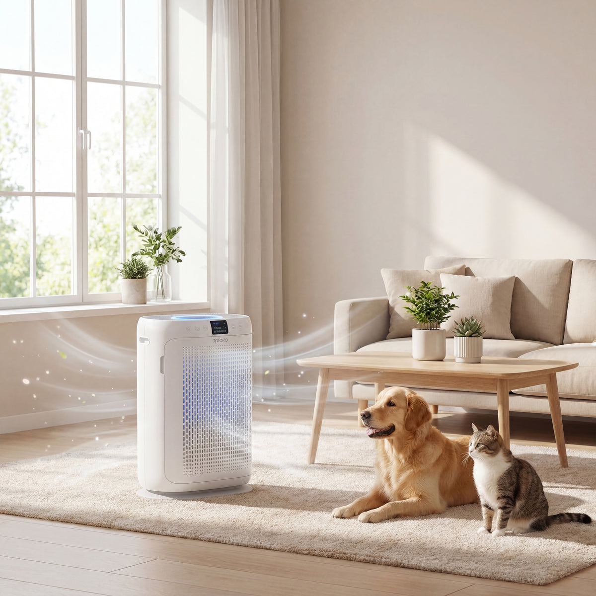 Smart HEPA Air Purifier for Large Rooms